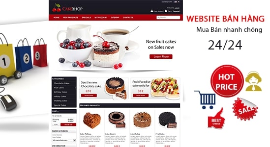 Website giúp doanh nghiệp bán hàng 24/24